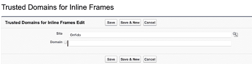 Trusted Domains Inline Frames